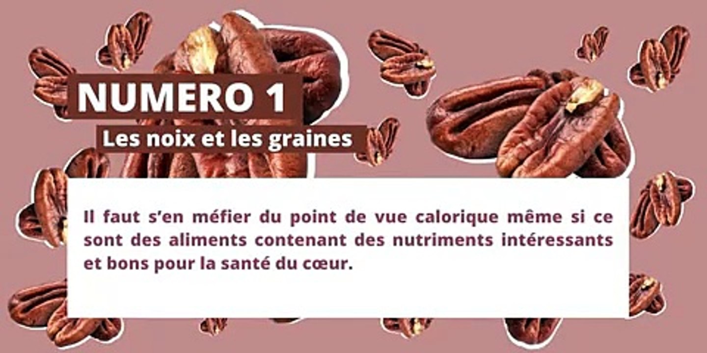Top 10 des aliments les plus caloriques