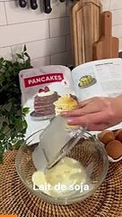 Pancakes aux pépites de chocolat de thibault geoffray