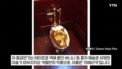 훔치는 데 고작 5분...금값 올라 88억 된 '황금변기' 행방 묘연 [지금이뉴스] / YTN