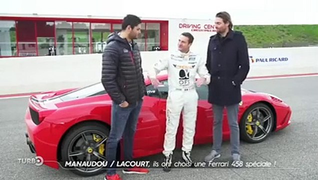 Manaudou / Lacourt, ils ont choisi une Ferrari 458 spéciale - Emission TURBO du 25/03/2018