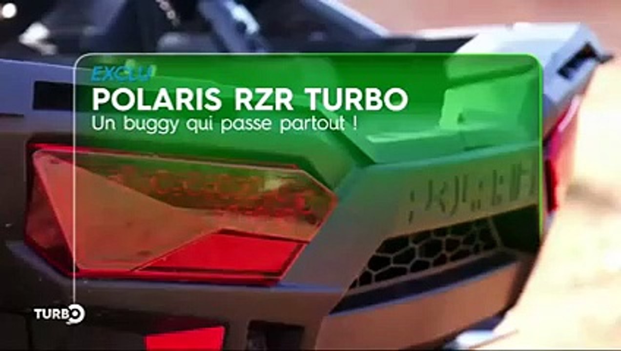 Essai du Polaris RZR, un buggy qui passe partout - Emission TURBO du 29/01/2017