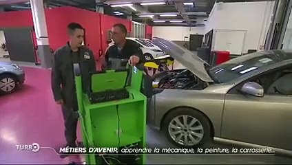 Métiers d'avenir : apprendre la mécanique, la carrosserie - Emission TURBO du 14/05/2017