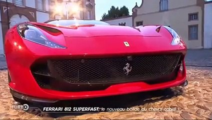 Ferrari 812 Superfast, le nouveau bolide du cheval cabré - Emission TURBO du 10/09/2017
