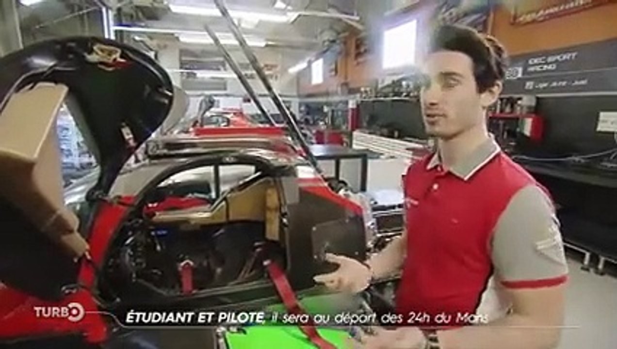 Etudiant et pilote, il sera au départ des 24h du Mans - Extrait TURBO du 10/06/2018