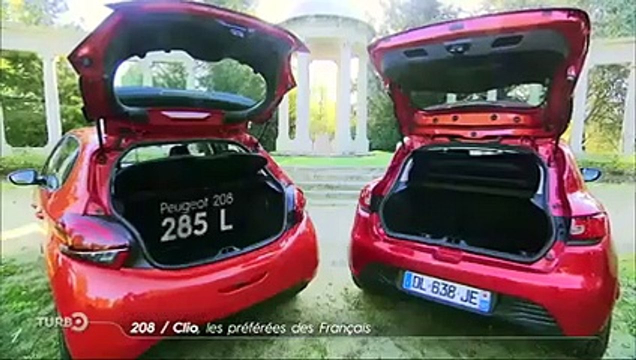 Comparatif : Peugeot 208 (2015) vs. Renault Clio 4 (2015) (Emission Turbo du 18/10/2015)