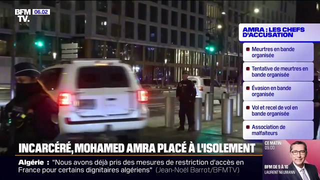 Le narcotrafiquant Mohamed Amra a été mis en examen et placé en détention provisoire à l'isolement
