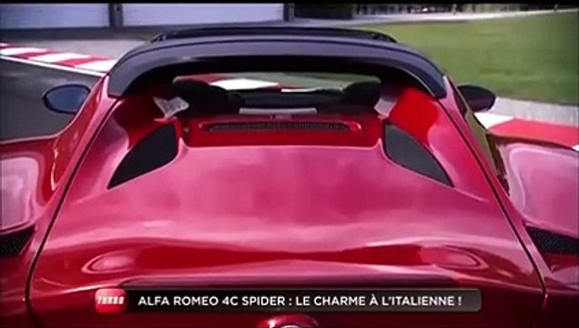 Essai : Alfa Romeo 4C Spider (Emission Turbo du 07/06/2015)