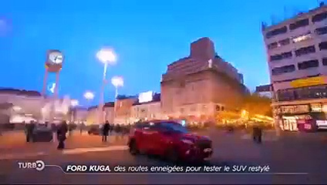 Ford Kuga : des routes enneigées pour tester le SUV restylé - Emission TURBO du 19/03/2017