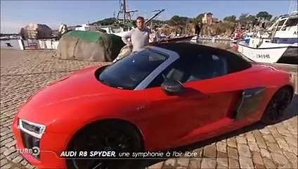 Présentation de l'Audi R8 Spyder dans l'émission TURBO du 30/10/2016