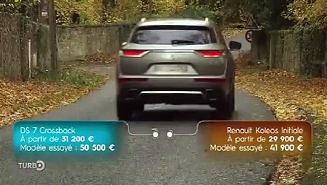 DS 7 Crossback / Renault Koleos, duel premium tricolore ! - Extrait TURBO du 25/11/2018