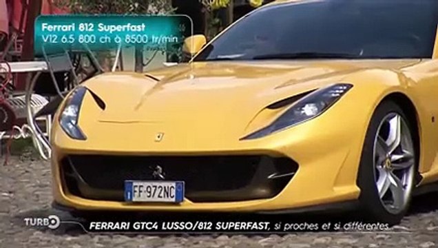 Ferrari GTC4 Lusso / 812 Superfast, si proches et si différentes - Extrait TURBO du 16/06/2019