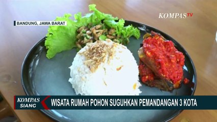 Menikmati Kuliner dengan Pemandangan Kota di Wisata 'Tree House' di Kota Bandung