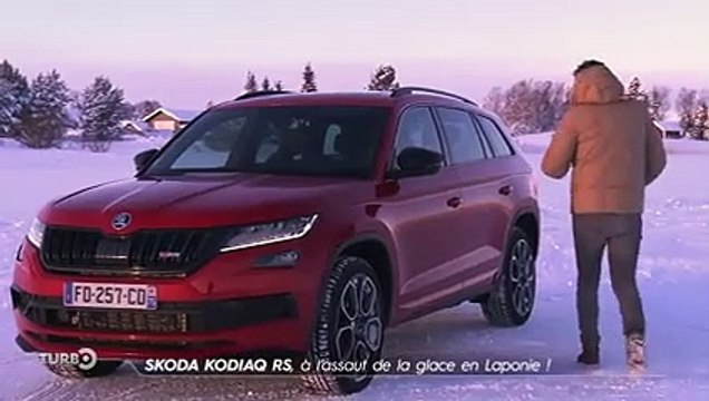Skoda Kodiaq RS, à l'assaut de la glace en Laponie - Extrait TURBO du 31/03/2019