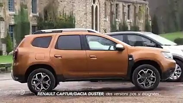 Renault Captur / Dacia Duster, des versions pas si éloignées - Comparatif TURBO du 19/01/2020