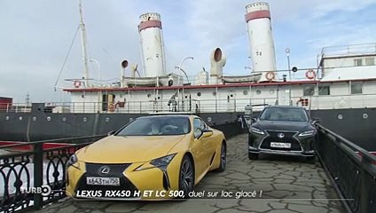 Lexus RX450 H et LC 500, duel sur lac glacé - Comparatif TURO du 03/01/2021