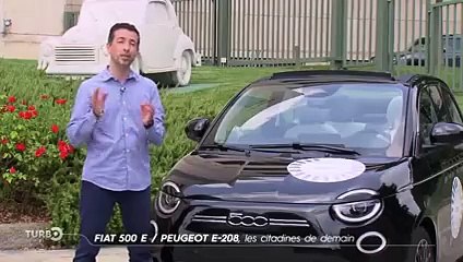 Fiat 500e / Peugeot e-208, les citadines de demain - Comparatif TURBO du 15/11/2020