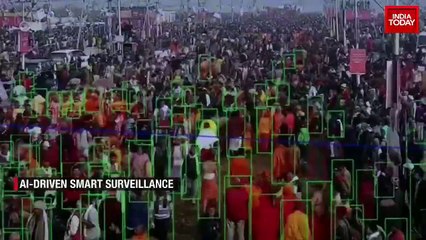 AI technology helps manage crowds at the Divine Maha Kumbh
