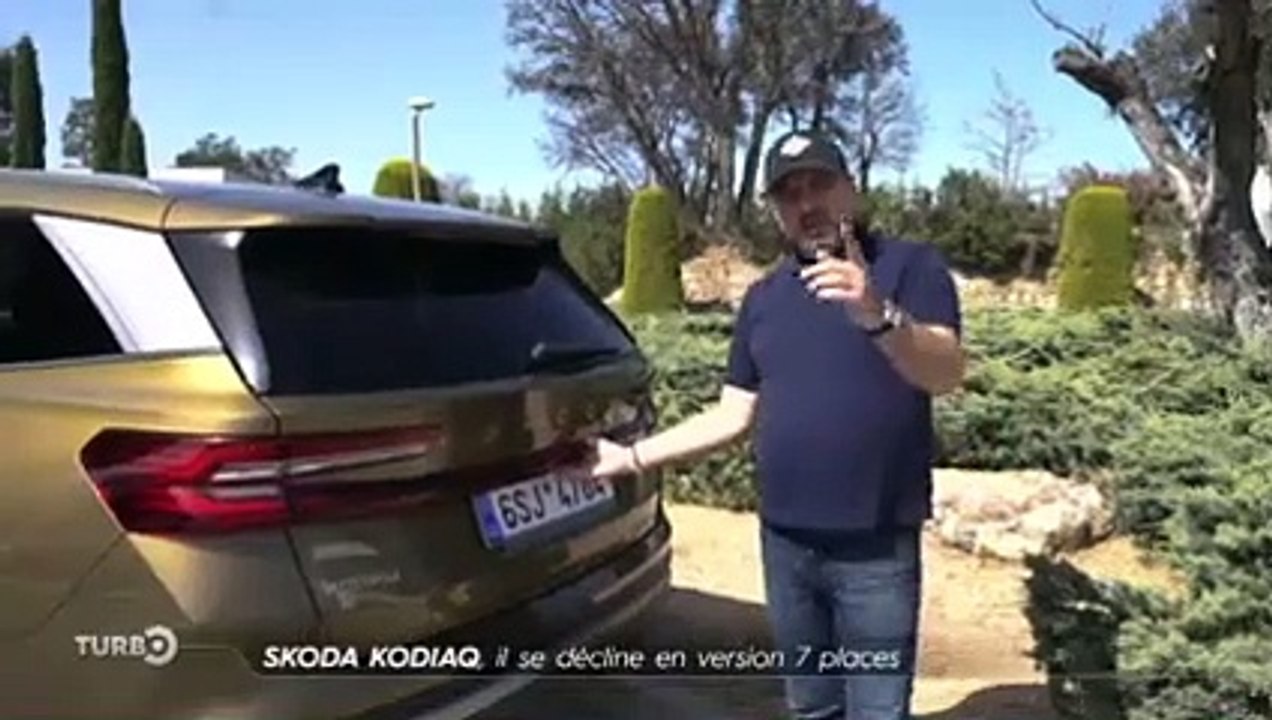Extrait émission Turbo : Essai Skoda Kodiaq, il se décline en version 7 places