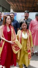 Nushrratt Bharuccha Visits Shree Siddhivinayak Temple