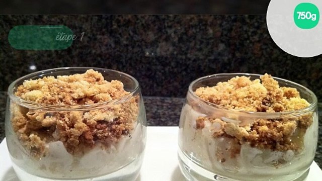 Crumbles au roquefort et aux poires