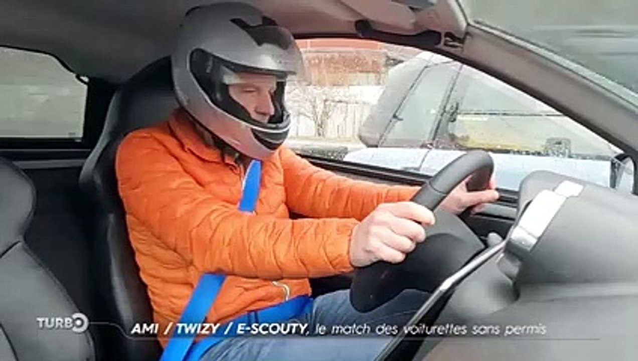 AMI, Twizy, e-Scouty, le match des voiturettes sans permis - Comparatif TURBO du 19/03/2023