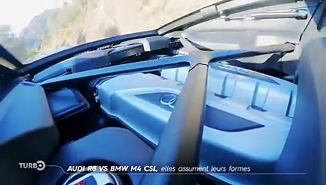 Audi R8 vs. BMW M4 CSL, elles assument leurs formes - Comparatif TURBO du 12/03/2023