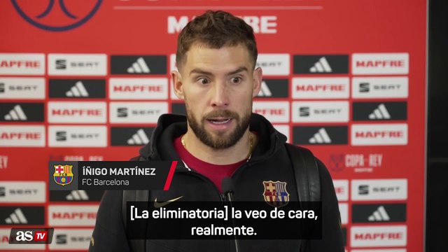 IÑIGO MARTÍNEZ, ZONA MIXTA | FC BARCELONA vs ATLÉTICO de MADRID