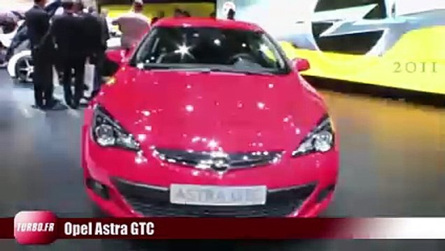 En direct du Salon de Francfort 2011 : Opel Astra GTC 2012 en video