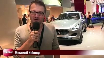 En direct du Salon de Francfort 2011 : Maserati Kubang en video