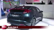 En direct du Salon de Francfort 2011 : Honda Civic (2012) en video