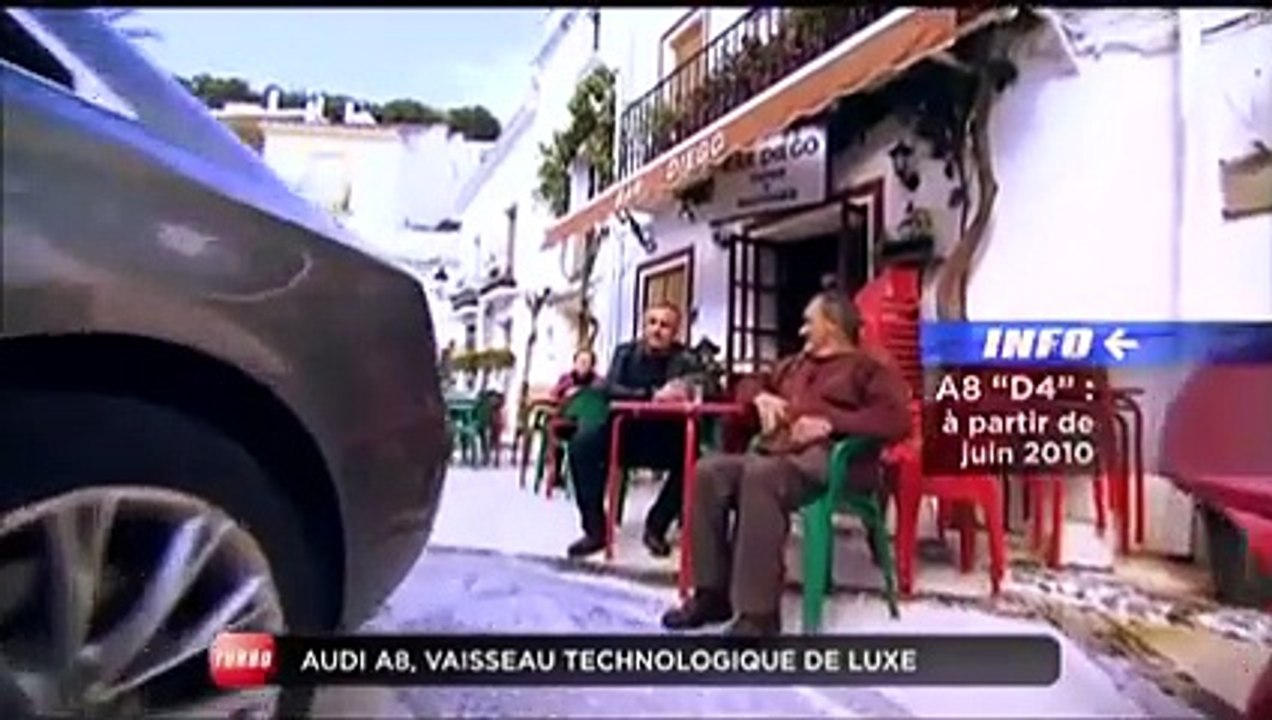 Essai Audi A8, avec Selim Benachour et Nabil Baha (Emission Turbo du 28/02/2010)
