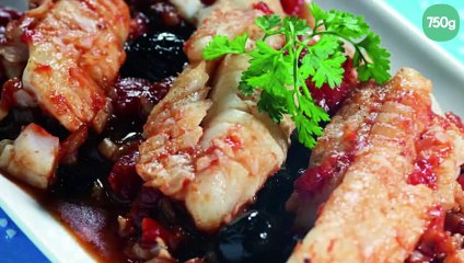 Morue aux olives noires