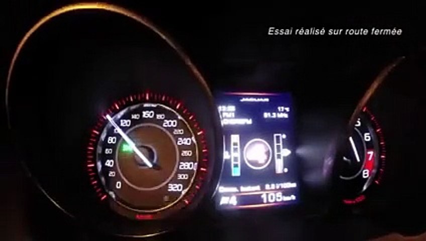 Compteur Jaguar F-Type R