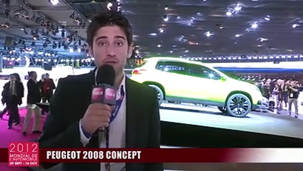Peugeot 2008 Concept en video live au Mondial Auto Paris 2012