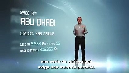 F1 GP Abu Dhabi 2012 : le circuit de Yas Marina en vidéo 3D