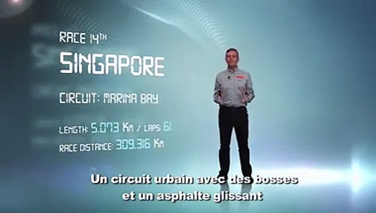 F1 GP Singapour 2012 : le tour du circuit en vidéo 3D