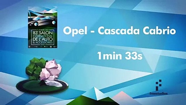 Salon Genève 2013 : Opel Cascada