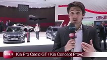 Kia Pro Cee'd GT & Provo Concept en vidéo live au Salon de Genève 2013