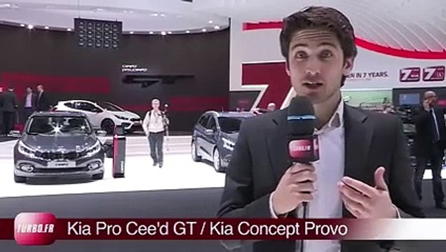 Kia Pro Cee'd GT & Provo Concept en vidéo live au Salon de Genève 2013