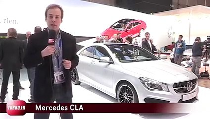 Mercedes CLA en vidéo live au Salon de Genève 2013