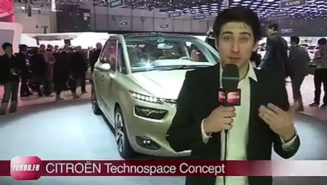 Citroën Technospace Concept en vidéo live au Salon de Genève 2013