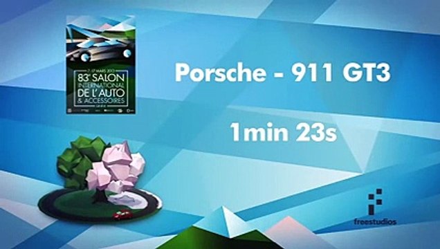 Salon Genève 2013 : Porsche 911 GT3