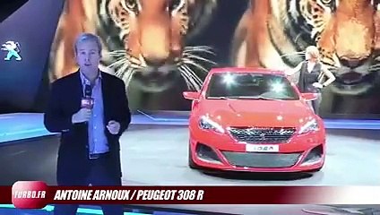 Peugeot 308 R Concept en vidéo live au Salon de Francfort 2013