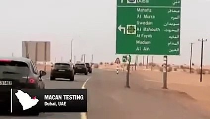 Vidéo : les essais du Porsche Macan dans le désert