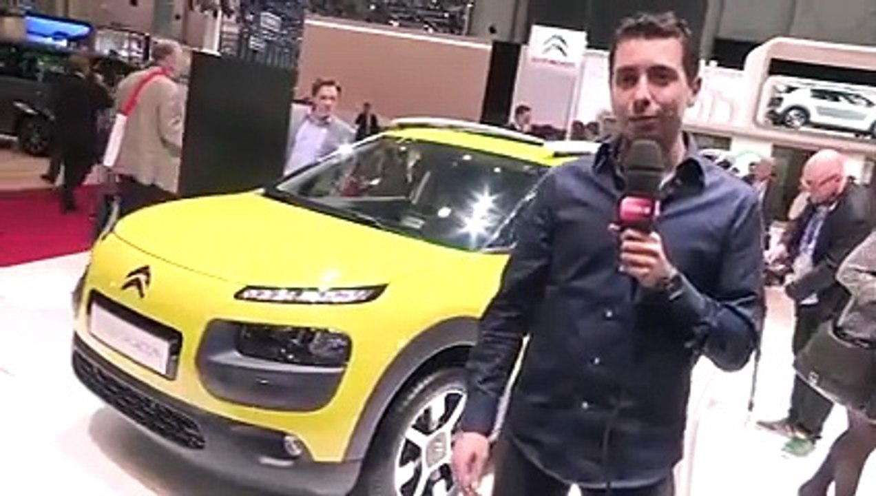 Citroën C4 Cactus en vidéo live au Salon de Genève 2014