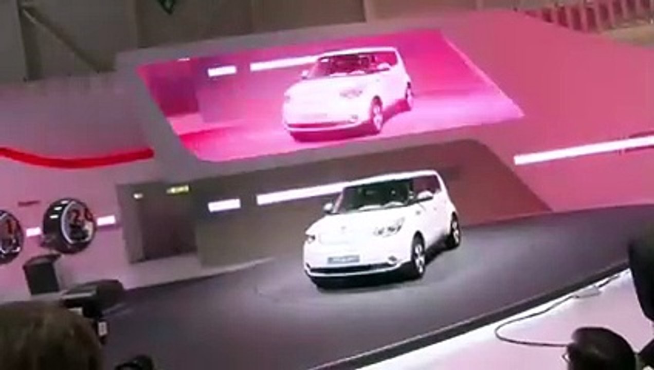 Kia Soul EV et Sportage restylé en vidéo live au Salon de Genève 2014