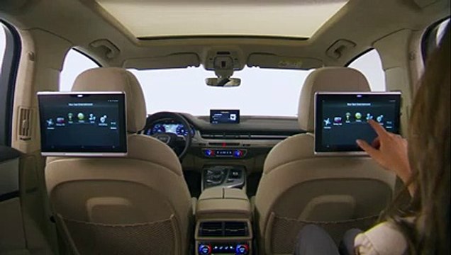Les tablettes tactiles disponibles pour les sièges arrière du nouvel Audi Q7