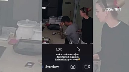 Yasemin Şefkatli'nin İdo Tatlıses'i korkuttuğu anlar! Sosyal medyada gündem oldu