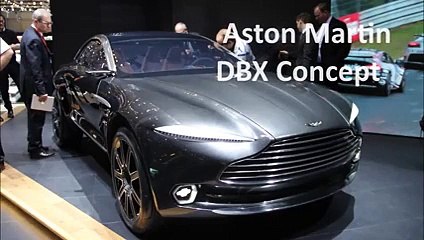 Salon Genève 2015 : l'Aston Martin DBX Concept en vidéo