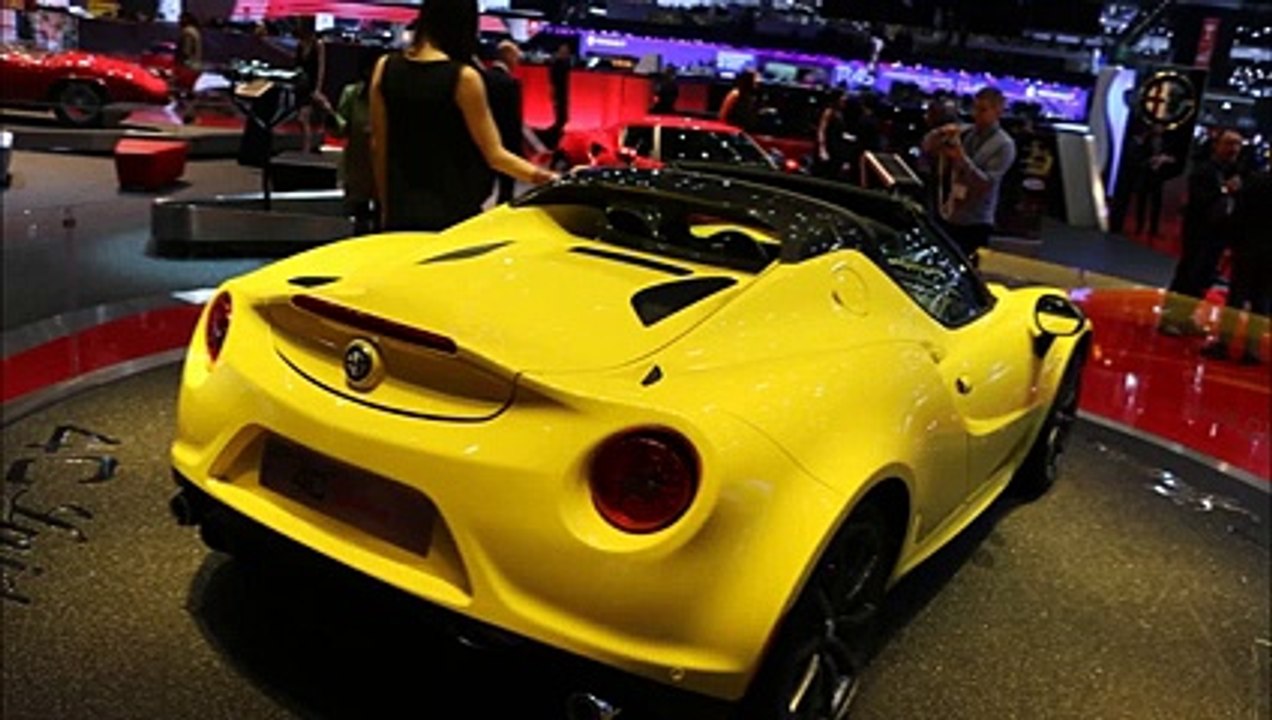 Salon Genève 2015 : l'Alfa Romeo 4C Spider en vidéo